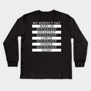 Sociology All Day Kids Long Sleeve T-Shirt